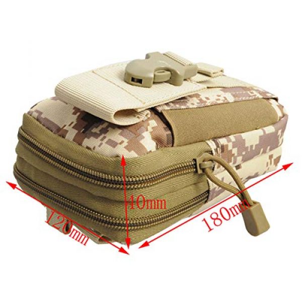 Cozylkx Tactical Pouch 6 Cozylkx Tactical Molle EDC Pouch Belt Waist Bags Military Fanny Pack Outdoor Pouches Phone Case Pocket