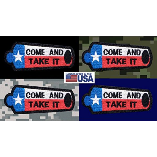 Tactical Patch Works Airsoft Morale Patch 3 Texas Come And Take It Canon Flag Patch