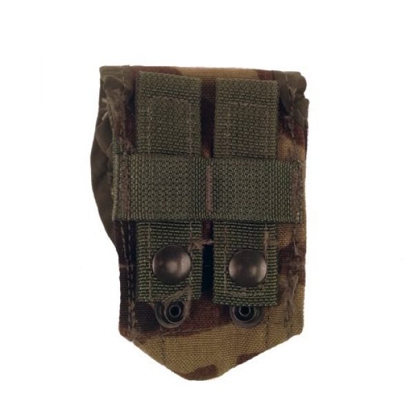 Specialty Defense Systems Tactical Pouch 2 MOLLE Hand Grenade Pouch Woodland Camo