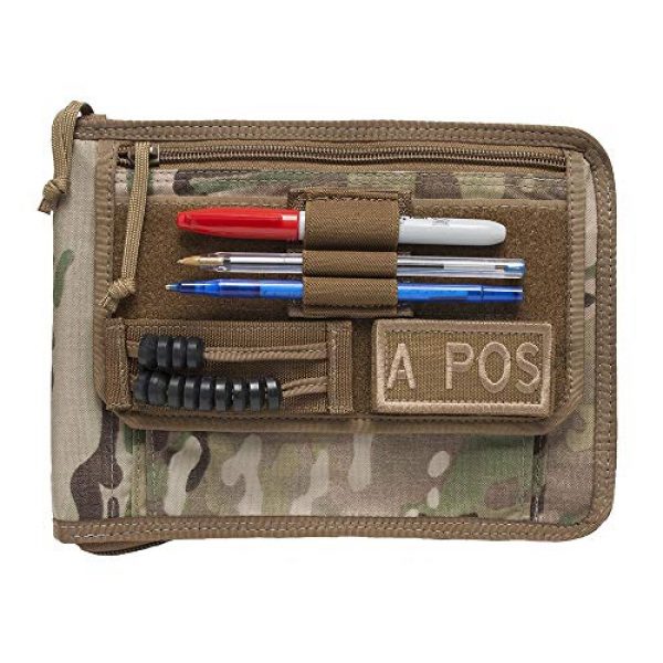 TACTICAL NOTEBOOK COVERS.COM Tactical Pouch 5 Tactical Notebook Covers Snipers Data Cover System, Zippered, Fits The Sniper Craft Data Book