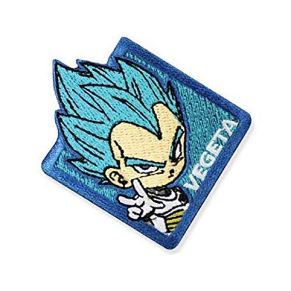 Embroidery Patch Airsoft Morale Patch 2 Dragon Ball Super Vegeta Military Hook Loop Tactics Morale Embroidered Patch