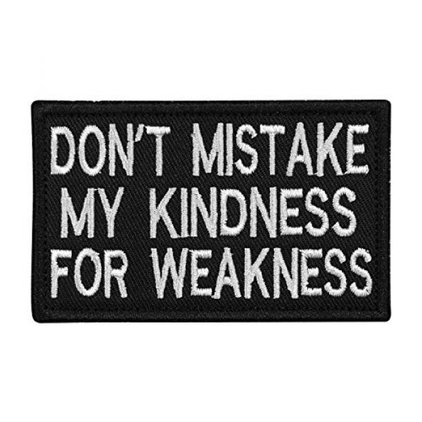 Morton Home Airsoft Morale Patch 1 Morton Home Don't Mistake My Kindness for Weakness Tactical Military Morale Patch - 3.15"x2"