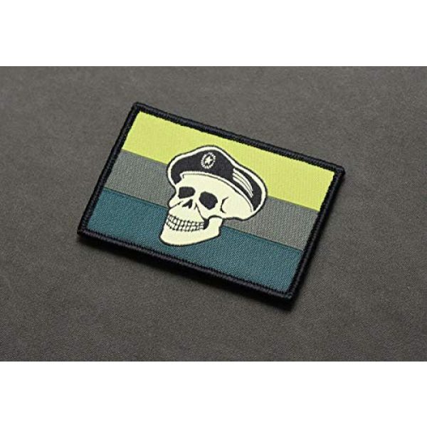 BritKitUSA Airsoft Morale Patch 1 BritKitUSA Subdued Spetsnaz Skull Russian Flag Morale Patch Rushing Russians Milsim West
