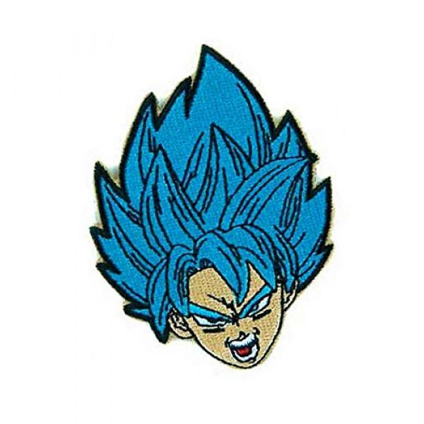 Embroidery Patch Airsoft Morale Patch 2 Dragon Ball Z Goku Super Saiyan Military Hook Loop Tactics Morale Embroidered Patch