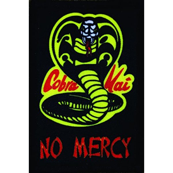 RedheadedTshirts Airsoft Morale Patch 1 Cobra Kai Morale Tactical Military Patch Made in The USA 2x3" Hook and Loop