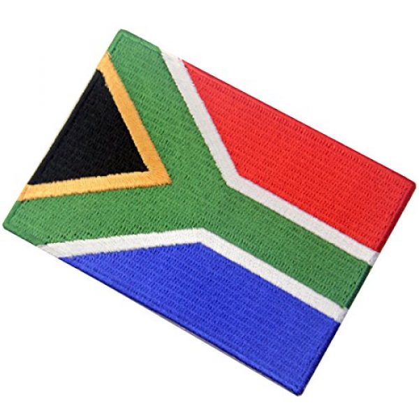 EmbTao Airsoft Morale Patch 4 South Africa Flag Embroidered African Emblem Iron On Sew On National Patch