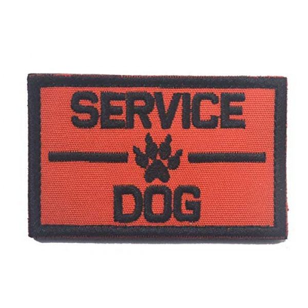 Tactical Embroidery Patch Airsoft Morale Patch 1 Service Dog Ask to Pet Tactical Embroidery Patch Hook & Loop Morale Patch Military Patch for Clothing Accessory Backpack Armband (color2)