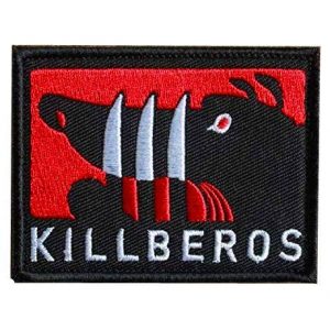 Embroidery Patch Airsoft Morale Patch 1 Killberos Military Hook Loop Tactics Morale Embroidered Patch