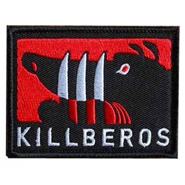 Embroidery Patch Airsoft Morale Patch 1 Killberos Military Hook Loop Tactics Morale Embroidered Patch