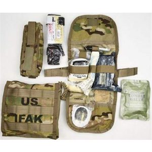 Generic Tactical Pouch 1 SEKRI Multicam MOLLE IFAK Pouch Complete + Tourniquet