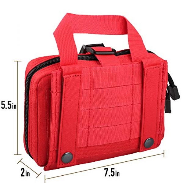 LIVANS Tactical Pouch 7 LIVANS Tactical EMT Pouch, Rip Away Molle Medical Pouches IFAK Tear-Away First Aid Kit Emergency Survival Bag for Travel Outdoor Hiking