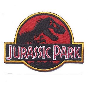 Embroidery Patch Airsoft Morale Patch 1 Jurassic Park Military Hook Loop Tactics Morale Embroidered Patch (color1)