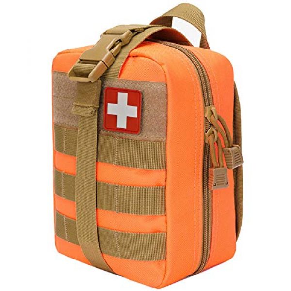 VIIDOO Tactical Pouch 1 Molle Ifak Medical First Aid Pouch , Tactical Rip Away Ifak Pouches Bag for Hiking Camping Travel