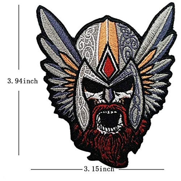 ODSP Airsoft Morale Patch 5 Samurai Patch, Japanese Bushido, Dark Knight, Marshal, Dragon Rider Tactical Military Morale Emblem Embroidered Patches Applique Fastener Hook & Loop Backing
