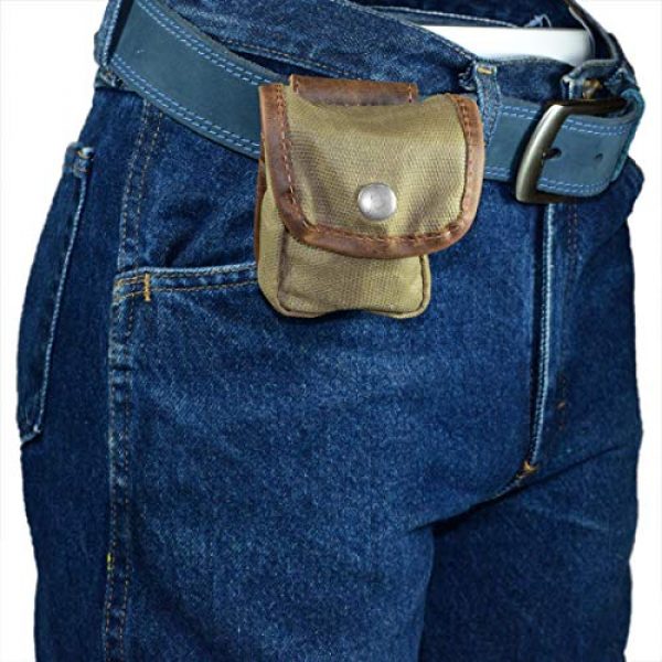 Hide & Drink Tactical Pouch 2 Hide & Drink, Water Resistant Waxed Canvas Belt Pouch, Multi-Purpose Bag, Utility Pouch for Hiking Hunting Fishing, Camping & Outdoor Accessories, Handmade Includes 101 Year Warranty :: Fatigue
