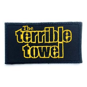 Almost SGT Airsoft Morale Patch 1 Steelers The Terrible Towel Logo - Funny Tactical Military Morale Embroidered Patch Hook Backing
