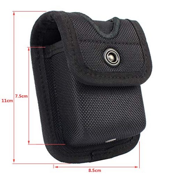 Lytharvest Tactical Pouch 2 Lytharvest Molded Pager/Glove Pouch, Nylon Molded Latex Glove Pouch for Duty Belt,Pager Holder Duty Belt, EMT Pager Glove Pouch Protective for Most Compact pagers or Latex Gloves,Snap Closure