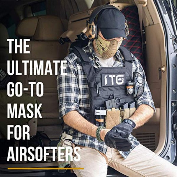 OneTigris Tactical Pouch 7 OneTigris Tactical MOLLE Pouch & T'Farge Airsoft Mask