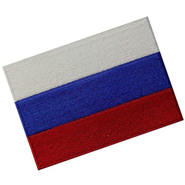EmbTao Airsoft Morale Patch 3 Russia Flag Embroidered Emblem Russian Federation Iron On Sew On National Patch