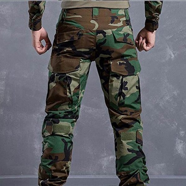H World Shopping Tactical Pant 5 H World Shopping Military Army Tactical Airsoft Paintball Shooting Pants Combat Men Pants with Knee Pads Woodland