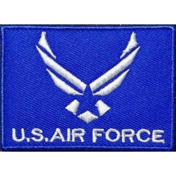 Tactical Embroidery Patch Airsoft Morale Patch 1 Air Force Embroidery Patch Military Tactical Morale Patch Badges Emblem Applique Hook Patches for Clothes Backpack Accessories