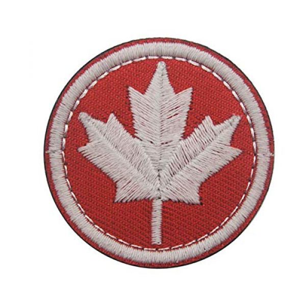 SOUTHYU Airsoft Morale Patch 6 SOUTHYU 3 Pieces Canada Flag Canadian Province Tactical Morale Patches Military Emblem Embroidered Badge Applique Hook and Loop Patch