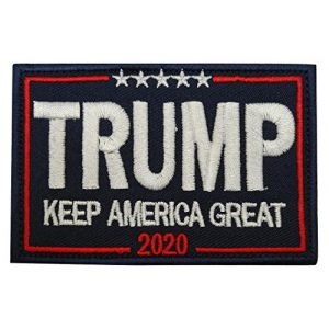 City Merchandise Airsoft Morale Patch 1 A-Lighting Keep America Great Donald Trump 2020 Tactical Morale Patch