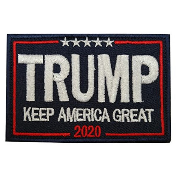 City Merchandise Airsoft Morale Patch 1 A-Lighting Keep America Great Donald Trump 2020 Tactical Morale Patch