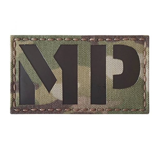 Tactical Freaky Airsoft Morale Patch 1 Multicam Infrared Military MP 3.5x2 Tactical Morale Hook-and-Loop Patch