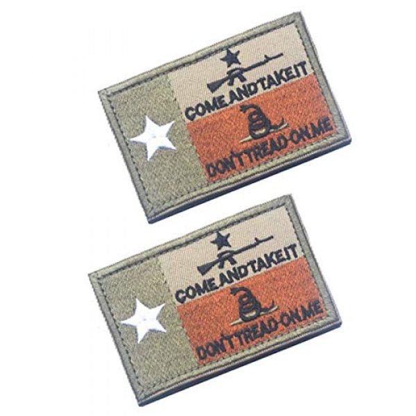 Tactical Embroidery Patch Airsoft Morale Patch 1 2pcs Texas Flag Embroidery Patch Military Tactical Morale Patch Badges Emblem Applique Hook Patches for Clothes Backpack Accessories
