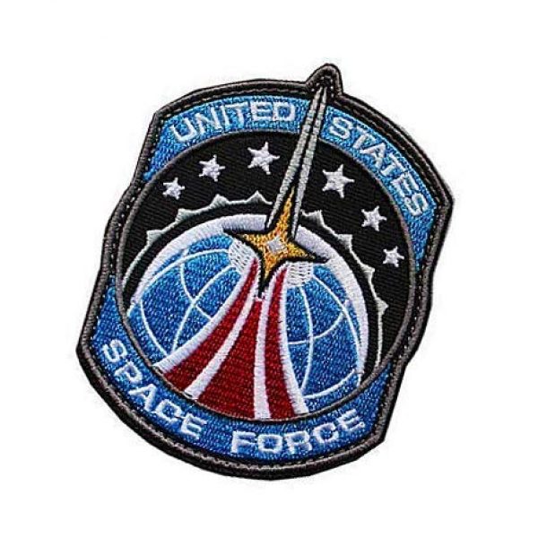 Embroidery Patch Airsoft Morale Patch 3 US Space Force Military Hook Loop Tactics Morale Embroidered Patch