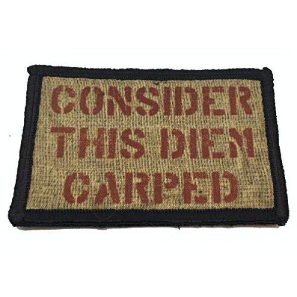 RedheadedTshirts Airsoft Morale Patch 1 Consider This Diem Carped! Morale Patch Funny Tactical Military 2x3"