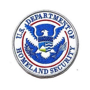 Embroidery Patch Airsoft Morale Patch 1 Department of Homeland Security Military Hook Loop Tactics Morale Embroidered Patch