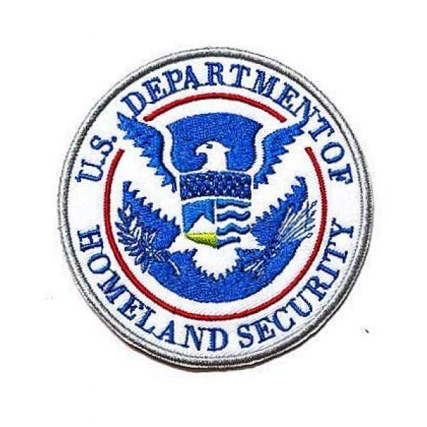 Embroidery Patch Airsoft Morale Patch 1 Department of Homeland Security Military Hook Loop Tactics Morale Embroidered Patch