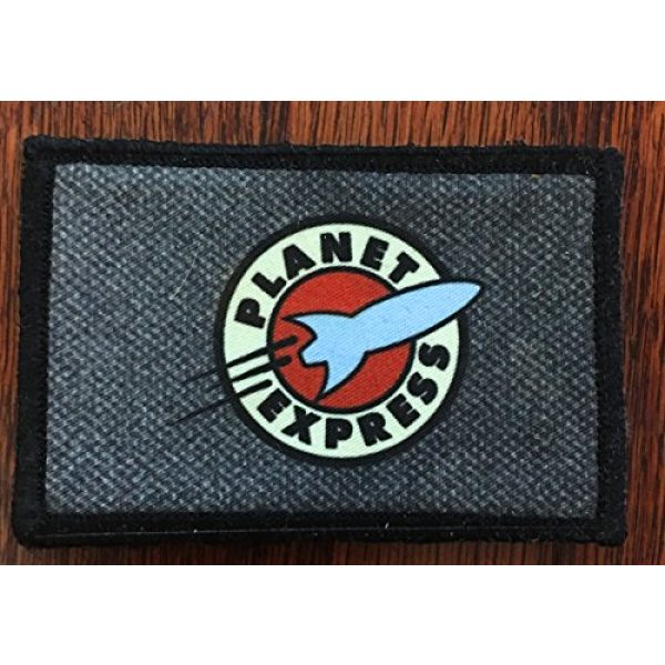 RedheadedTshirts Airsoft Morale Patch 2 Futurama Planet Express Morale Funny Military Tactical Hook and Loop Patch. Made in The USA!