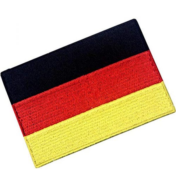 EmbTao Airsoft Morale Patch 3 EmbTao Germany Flag Embroidered Emblem German Applique Iron On/Sew On Patch