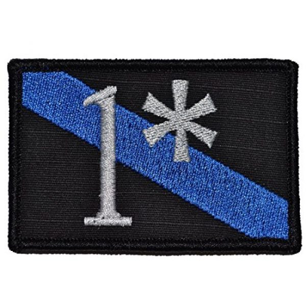 ODSP Airsoft Morale Patch 6 1 One Ass to Risk Thin Blue Line Sheepdog 2x3 Morale Patch