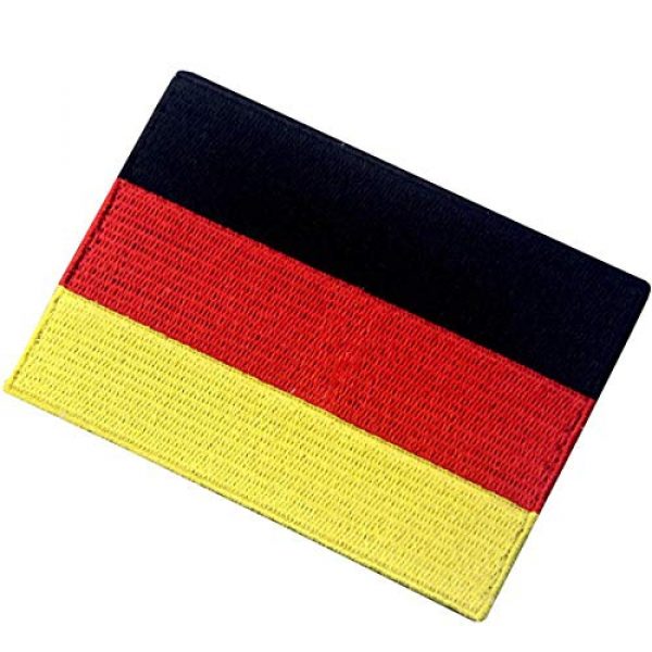 EmbTao Airsoft Morale Patch 4 EmbTao Germany Flag Embroidered Emblem German Applique Iron On/Sew On Patch