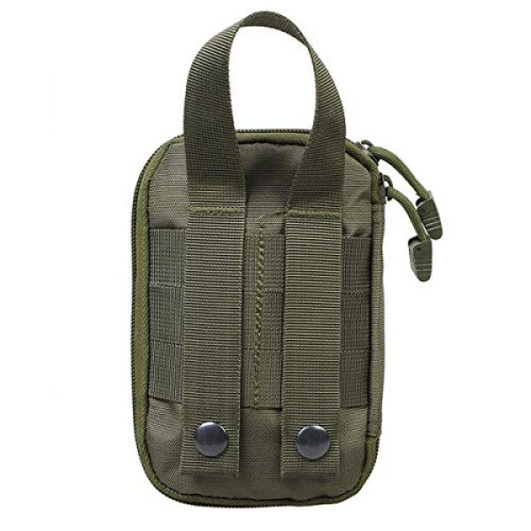 LZVTO Tactical Pouch 4 LZVTO Tactical Molle Pouches Wallet Phone Pocket EDC Accessory Bag with Belt Clip