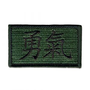BASTION Airsoft Morale Patch 1 BASTION Morale Patches (CHN Courage, ODG) | 3D Embroidered Patches with Hook & Loop Fastener Backing | Well-Made Clean Stitching | Military Patches Ideal for Tactical Bag, Hats & Vest
