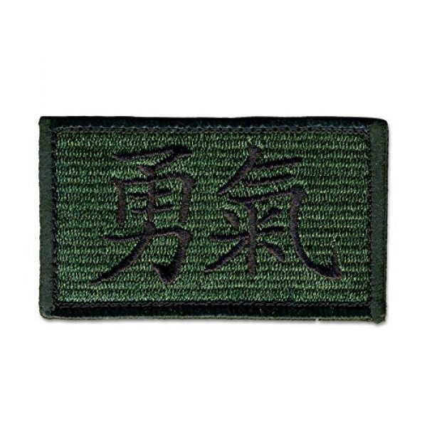 BASTION Airsoft Morale Patch 1 BASTION Morale Patches (CHN Courage, ODG) | 3D Embroidered Patches with Hook & Loop Fastener Backing | Well-Made Clean Stitching | Military Patches Ideal for Tactical Bag, Hats & Vest