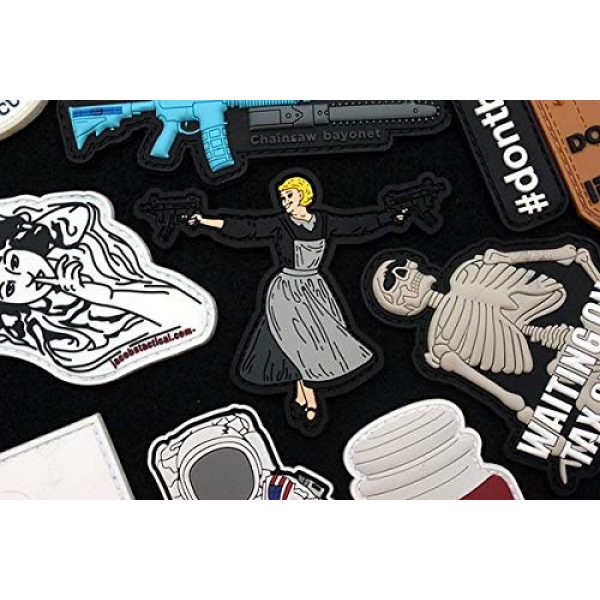 STICKTHISON Airsoft Morale Patch 2 Sound of BRRRT Morale Patch Tactical Rubber/PVC Hook and Loop Style - Ships Free from USA - Veteran Owned