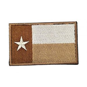 Tactical Embroidery Patch Airsoft Morale Patch 1 Texas Flag Embroidery Patch Military Tactical Morale Patch Badges Emblem Applique Hook Patches for Clothes Backpack Accessories