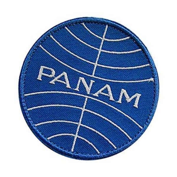 Embroidery Patch Airsoft Morale Patch 3 Pan Am Airlines Military Hook Loop Tactics Morale Embroidered Patch