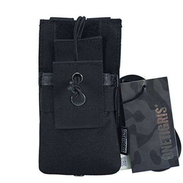 OneTigris Tactical Pouch 6 OneTigris Multicam Black Tactical MOLLE Pouch & Black MOLLE Radio Holster