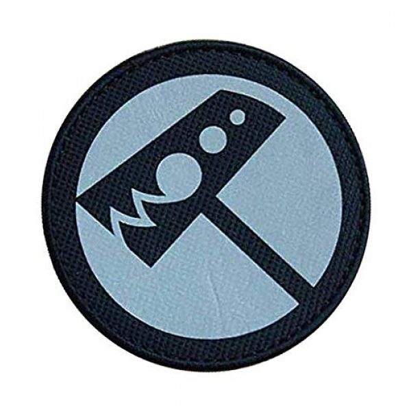 Embroidery Patch Airsoft Morale Patch 2 SCP Foundation Special Containment Procedures Foundation SCP Mobile Task Forces Nu-7 Hammer Down" Military Hook Loop Tactics Morale Reflective Patch