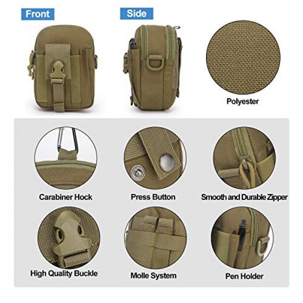 Mardingtop Tactical Pouch 6 Mardingtop Molle Tactical Pouches Water-Resistant EDC Utility Pouch Bags
