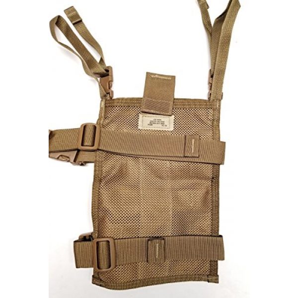 Allied Industries Tactical Pouch 2 Allied Industries USMC FSBE Leg Panel Coyote Brown