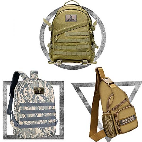 Bonng Airsoft Morale Patch 3 Bundle 14 Packs USA Flag Patches Thin Blue Line Tactical Military Morale Velcro Patch Set Morale Patches Set for Caps,Bags,Backpacks,Tactical Vest,Military Uniforms (color2)