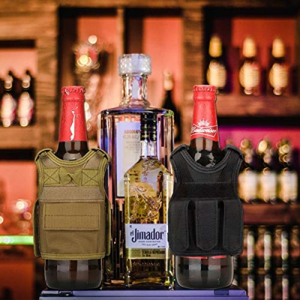 Protector Plus Tactical Pouch 6 Protector Plus Tactical Mini Beer Vest Military Beverage Jacket Molle Drink Bottle Holder Pouch Christmas Decoration